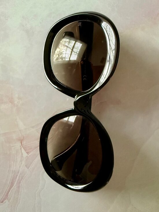 Balenciaga BA7 Oversized Black Brown Gradient Sunglasses main image 4